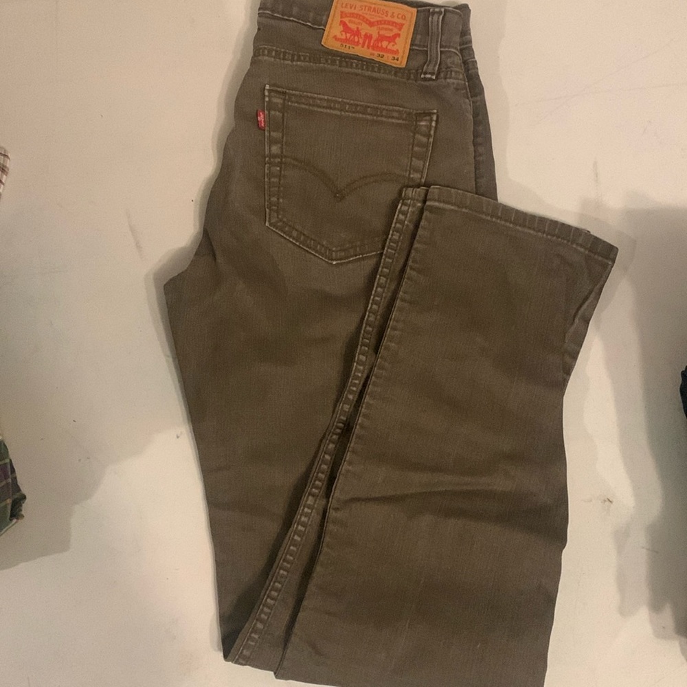 LEVI’s - 511 Slim Jeans - Grey/dark kacki (32x34)